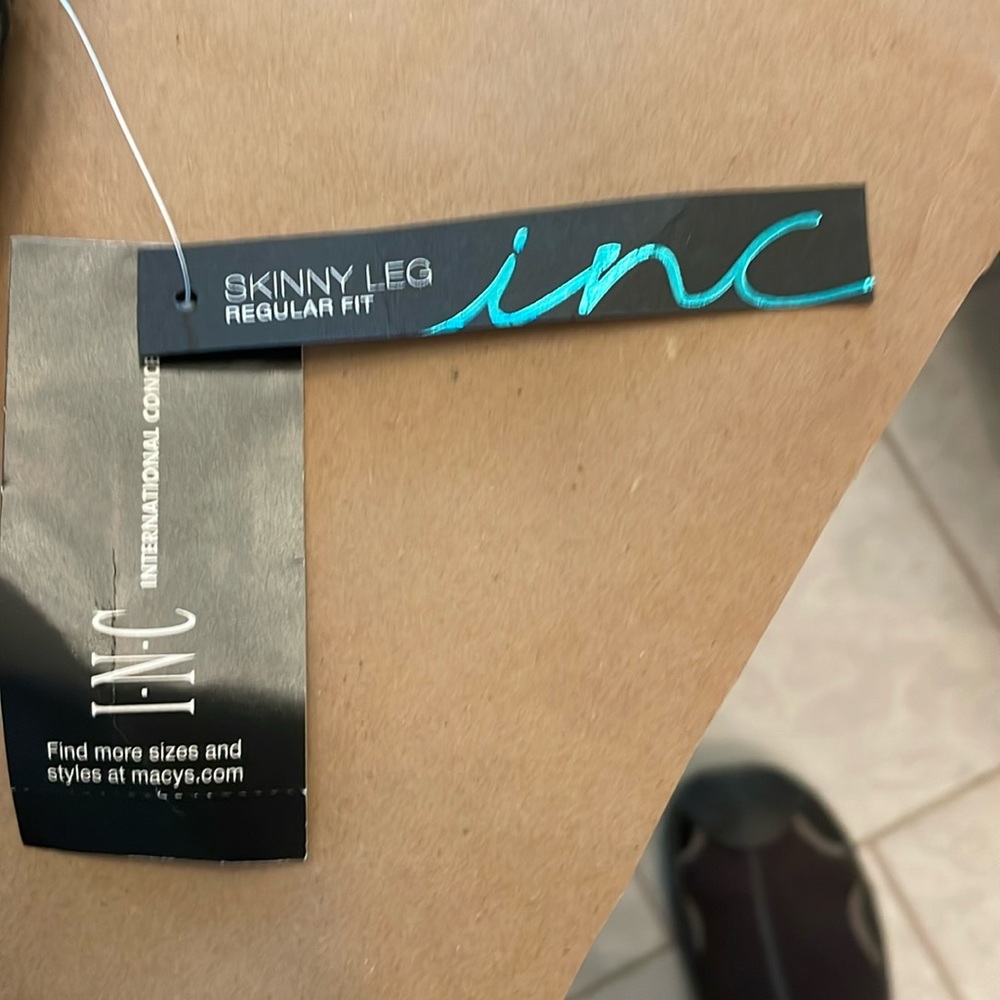 Inc leather skinny leggins